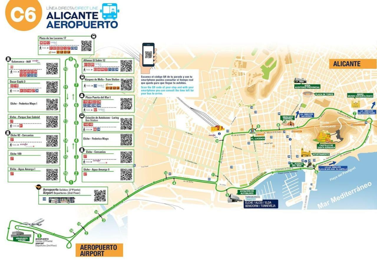 Comfortable Apartment With Wi-Fi Alicante Eksteriør billede